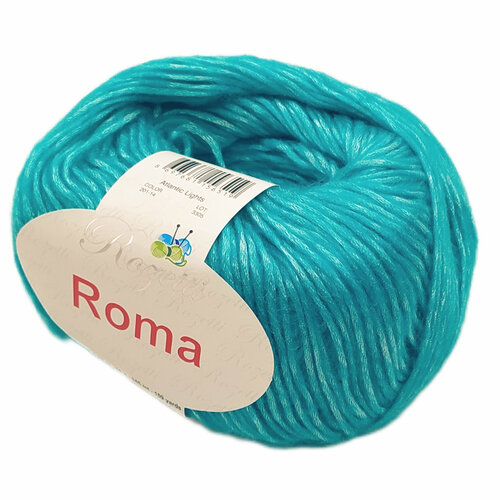 Пряжа Rozetti ROMA 50% Акрил, 50% Полиамид, 50гр/145м, (201-14 Бирюзовый) 1 упаковка (10 мотков)