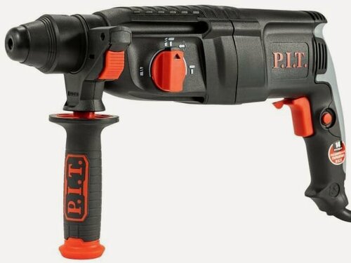Изображение товара Перфоратор P.I.T. PBH26-C5 (1000 Вт, 3.2 Дж, кейс, буры в комплекте)