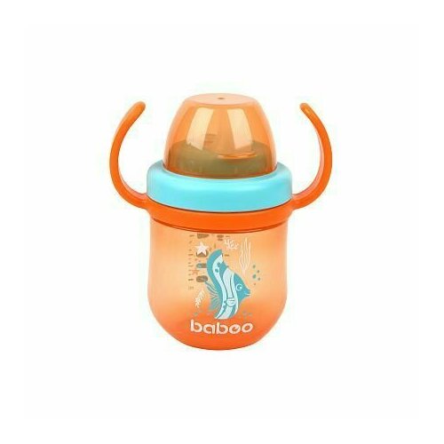 Поильник Baboo Sea life c силиконовым носиком 200мл с 6мес