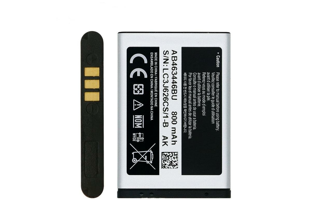 Аккумулятор AB463446BU для Samsung X200, C3010, E1232, E1070, E1080 и совместимых (Li-Ion, 800mAh, 3.7V)