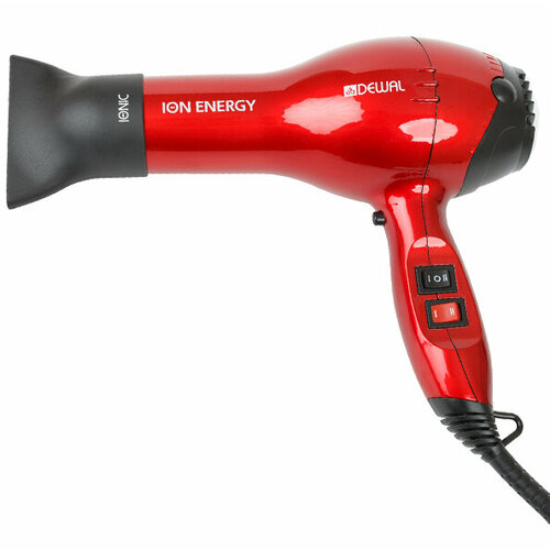 Фен DEWAL ION Energy 2000 Вт 2 насадки красный 380000₽