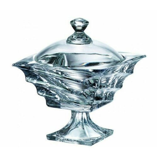 Конфетница с крышкой Bohemia Crystal Casablanca 24 см 6950₽