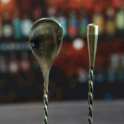 Ложка барная Lumian Teadrop 40 бронза (011171)