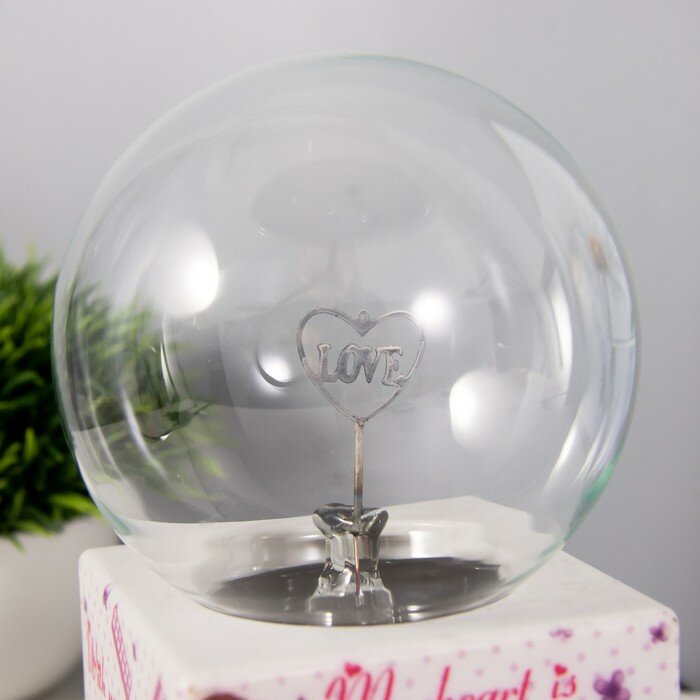 RISALUX Плазменый шар "Парочка" цветной 8,5х8,5х17 см - фотография № 7