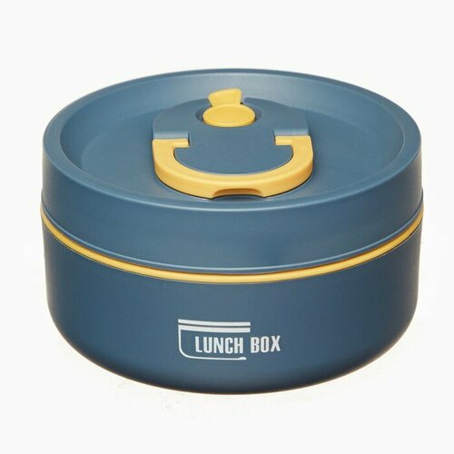 Ланч-бокс 420 мл сохраняет тепло 4 часа 115 х 6 см темно-бирюзовый 940₽