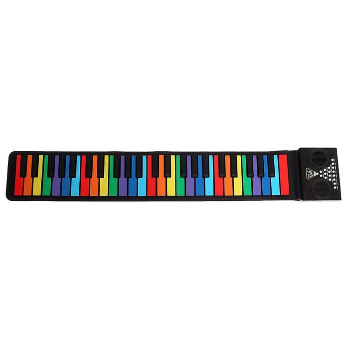 Музыкальное гибкое пианино «Волшебная музыка», 49 клавиш, работает от аккумулятора