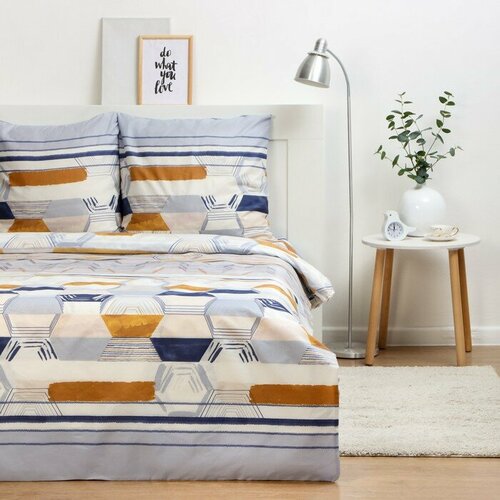 синий, белый