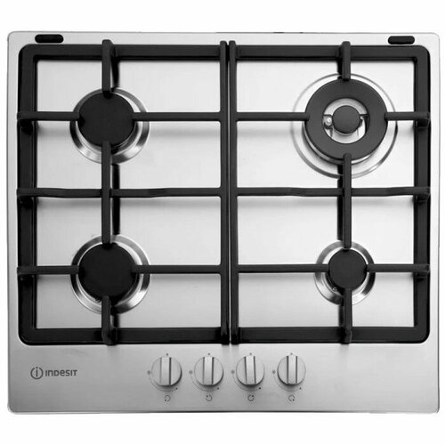 Варочная поверхность Indesit THP 642 WIXI RU газовая 4 конфорки цвет нерж сталь 2197800₽
