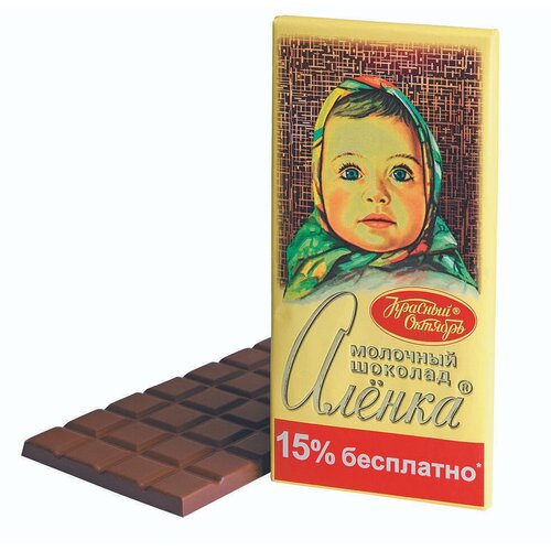 Упаковка 18 штук Шоколад Русский шоколад Аленка молочный 200г
