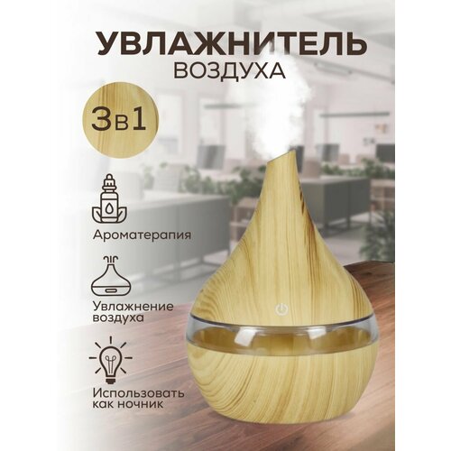 Ультразвуковой аромадиффузер-увлажнитель воздуха с подсветкой 99900₽