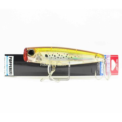 фото Duel/yo-zuri, воблер 3d inshore popper f 120mm, арт. r1412, hpbk duel & yo-zuri