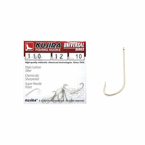 фото Крючки kujira universal 110ni №12 (10шт)