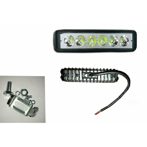 Фонарь светодиодный K6LED 18W thick (9-30V) 15*4*4см (аналог 15386, 9759)