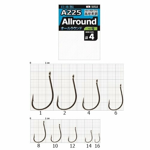 фото Крючки cobra pro aiiround сер. a225 разм.006 10шт.