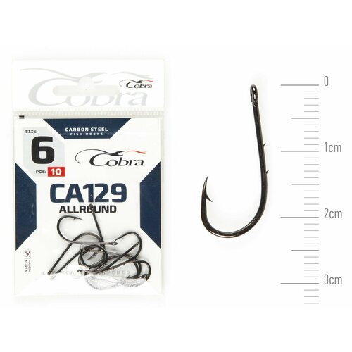 фото Крючки cobra allround сер. ca129 разм. 006 10шт.