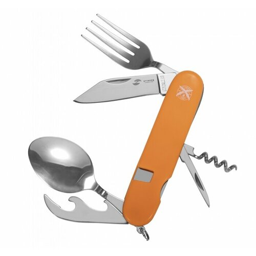 фото Stinger fk-a106p-1 нож перочинный stinger, 109 мм, 8 функций, материал рукояти: абс-пластик (оранжевый)