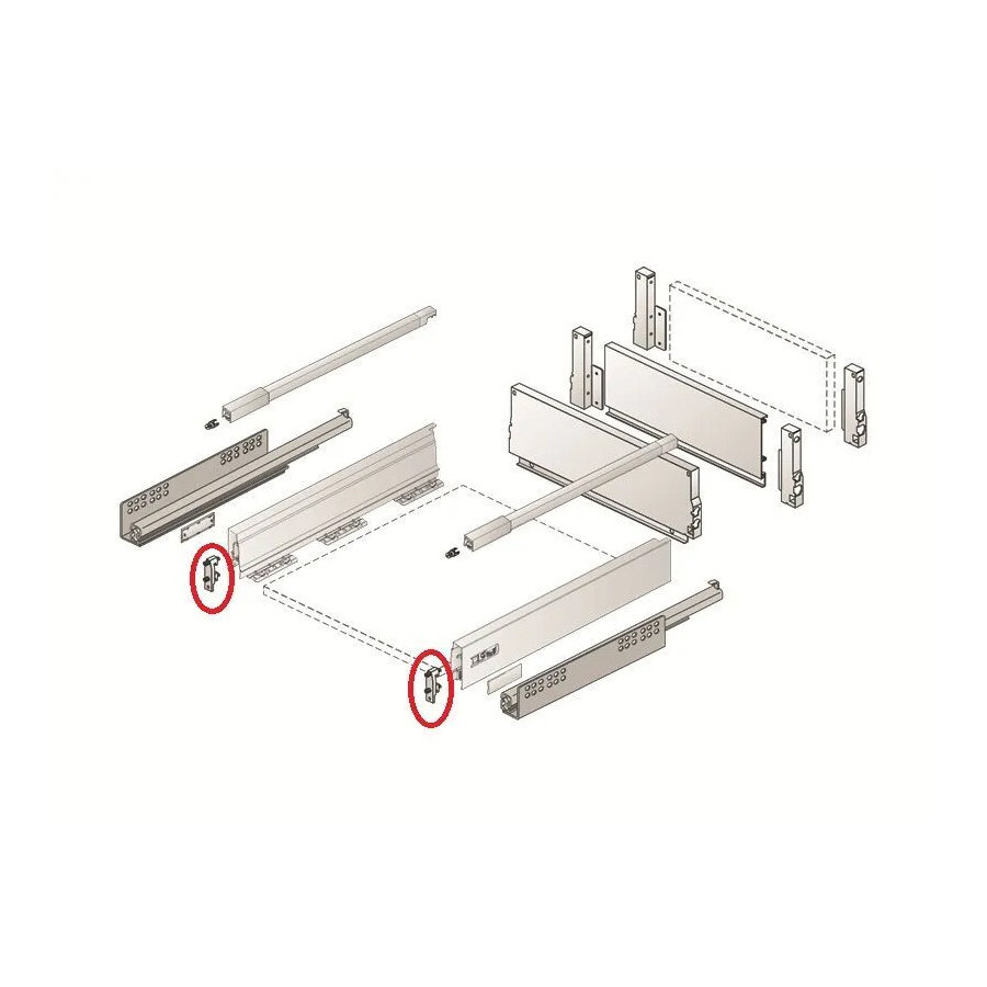 Cверлильный кондуктор HETTICH BlueJig IT, для передних панелей InnoTech InnoTech Atira — фото 4