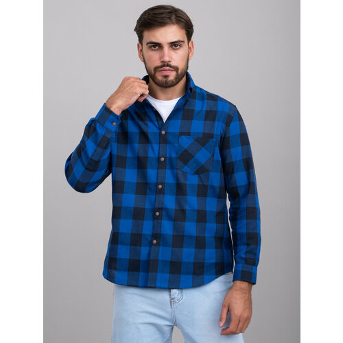 фото Рубашка lukanclan, размер s, белый, синий