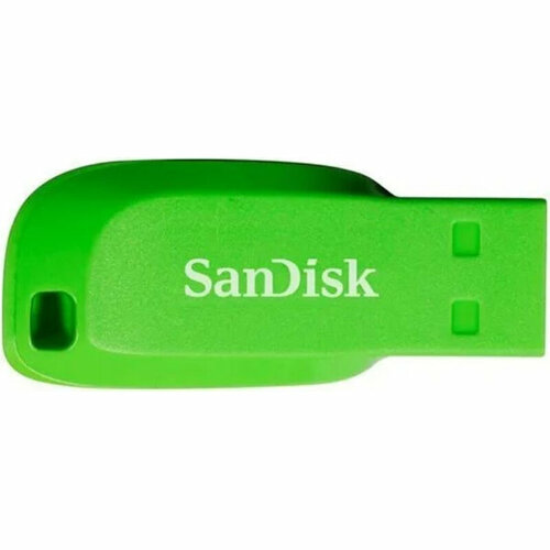 Флеш-память SanDisk Cruzer Blade 16Gb/USB2.0/Green(SDCZ50C-016G-B35GE)