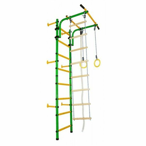 ДСК с креплением к стене с массажными ступенями, Цвет синий/желтый