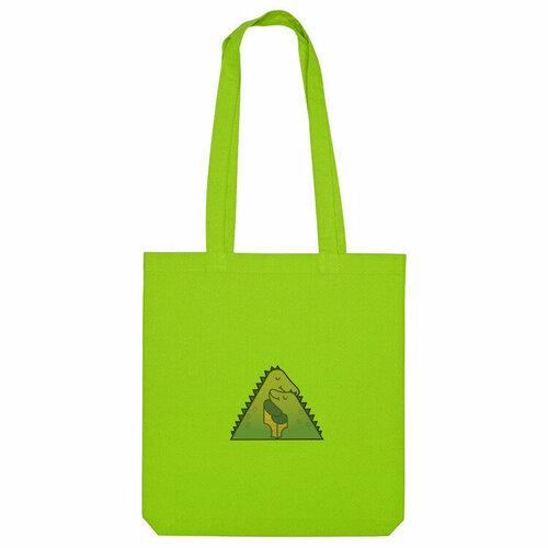 фото Сумка шоппер us basic, зеленый