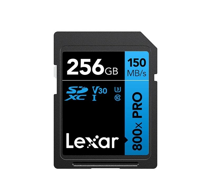 Карта памяти LEXAR Pro 800x SDXC UHS-1 U3 V30 256 ГБ