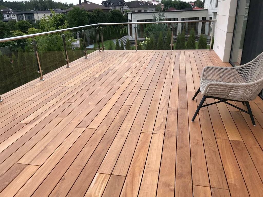 "Террасная Доска Тик" от бренда "decking and flooring" из Индонезии