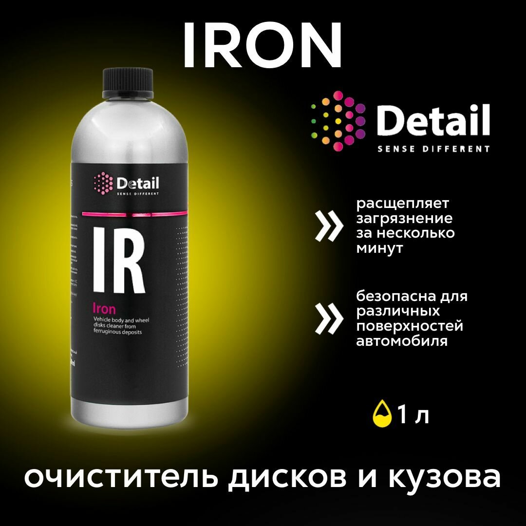 Автохимия очиститель дисков и кузова автомобиля Iron 1л