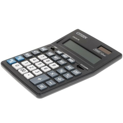 Калькулятор CITIZEN , 12-разрядный, черный - фото №10