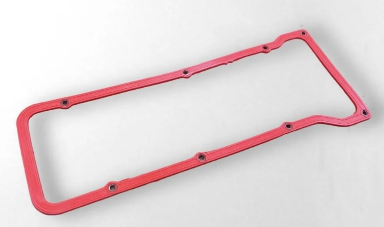 фото Прокладка клапанной крышки с шайбами ВАЗ 2101 - 2107 , 2121 -2121 Нива / силикон красная