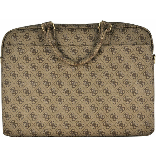 Сумка Guess 4G Uptown искусственная кожа коричневая для ноутбуков до 15 гарантия 1 год 8000₽