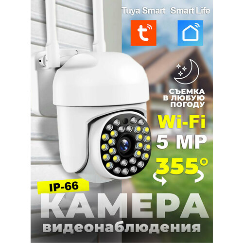 Умная беспроводная (WiFi) видеокамера 5Мп SmartLife