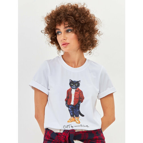 фото Футболка manii'ta lacitta, размер xs, белый