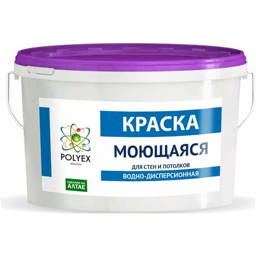 Моющаяся краска POLYEX (2.8 кг; 4 шт) УТ-00006925