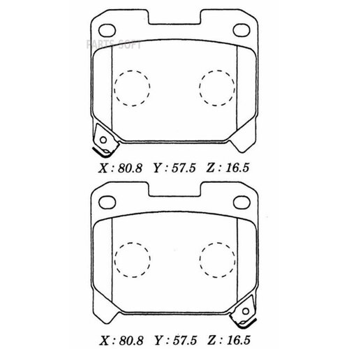 MTP GROUP CD2146M A436WK KEBONO колодка дисковая 436/D2146/PN1361 0446620050/14040