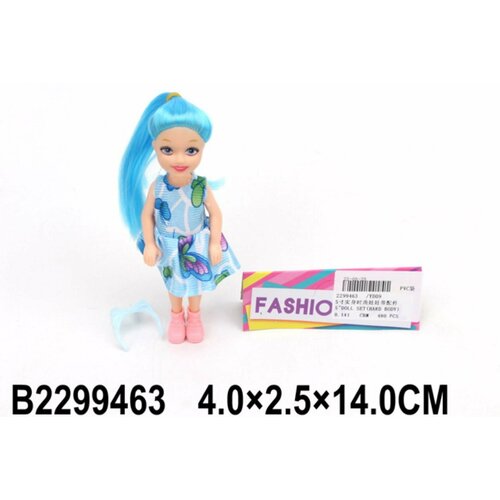 Кукла с аксессуарами, в п 4x2,5x14 см