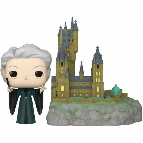 Набор фигурок Funko Harry Potter & the Chamber of Secrets - POP! Town - MInerva McGonagall with Hogwarts (10.8/16.5 см) 65655 фигурка harry potter quidditch 13 5 см 60620