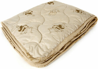 Одеяло детское BEST из верблюжьей шерсти всесезонное в кроватку и коляску, 110*140