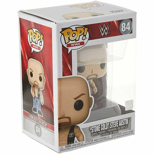 Фигурка Funko POP! WWE: SC Steve Austin w/Belt(MT) игровые фигурки funko фигурка funko pop wwe edge