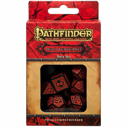 Набор кубиков Pathfinder, 7 шт, Hell's Vengeance