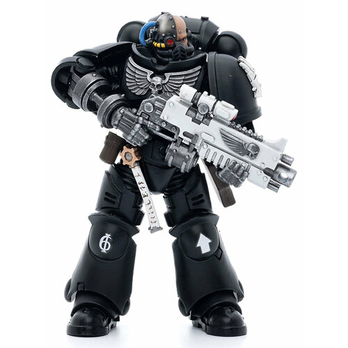 Фигурка JOYTOY Warhammer 40K Iron Hands Intercessors Brother Gravak 1:18