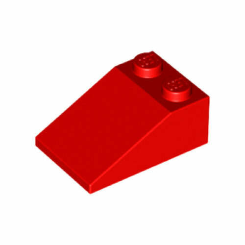 Деталь LEGO 329821 Кровельный кирпичик 2X3/25° (красный) 50 шт.