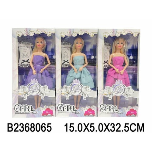 Кукла, 3 вида в ассорт. в к 32,5x15x5 см кукла 35 см музыкальная с аксессуарами 3 вида в ассорт в п 42x17x7 см