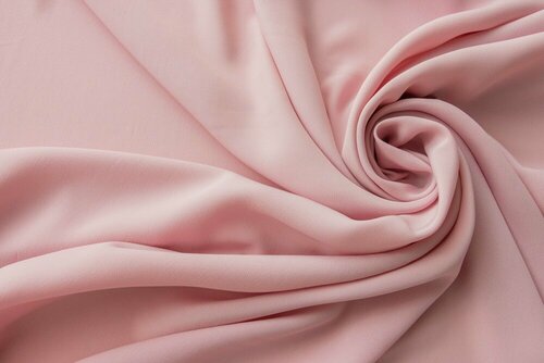 Ткань розовый крепдешин