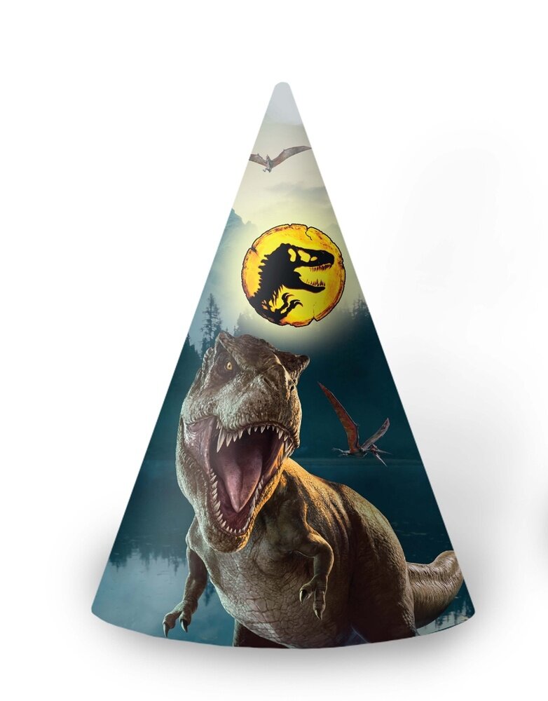 Набор колпачков ND Play "Jurassic World" желтый лого, 6 шт (303795)