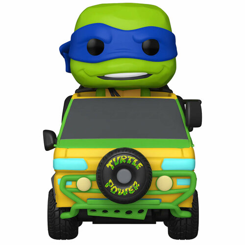 фигурка funko pop movies tmnt mutant mayhem leonardo exc 10 1402 73576 Фигурка Funko POP! Rides TMNT Mutant Mayhem Leo In The Turtle Van (Exc) (301) 73578