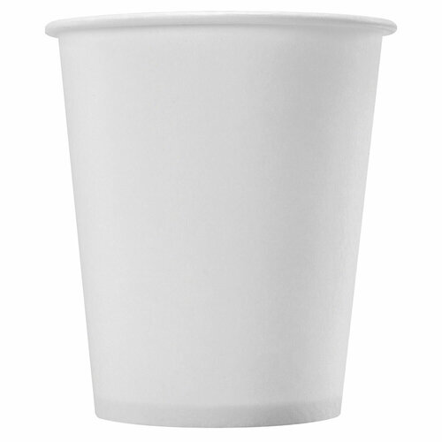 Упаковка 3 шт Стакан одноразовый бумажный 250273 мл D 80 мм комплект 50 шт однослойные белые холодноегорячее офисмаг стандарт 608809 1125₽