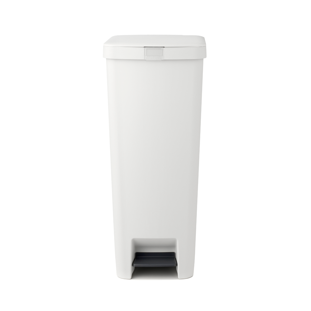 Мусорный бак с педалью 40 л Brabantia StepUp светло-серый - фото №5