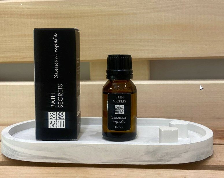 фото Масло премиум Зеленая трава для увлажнителя воздуха, масло для аромалампы, масло эфирное 15мл