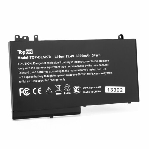 Аккумулятор для ноутбука Dell Latitude 12-E5270. 11.4V 3000mAh. PN: NGGX5